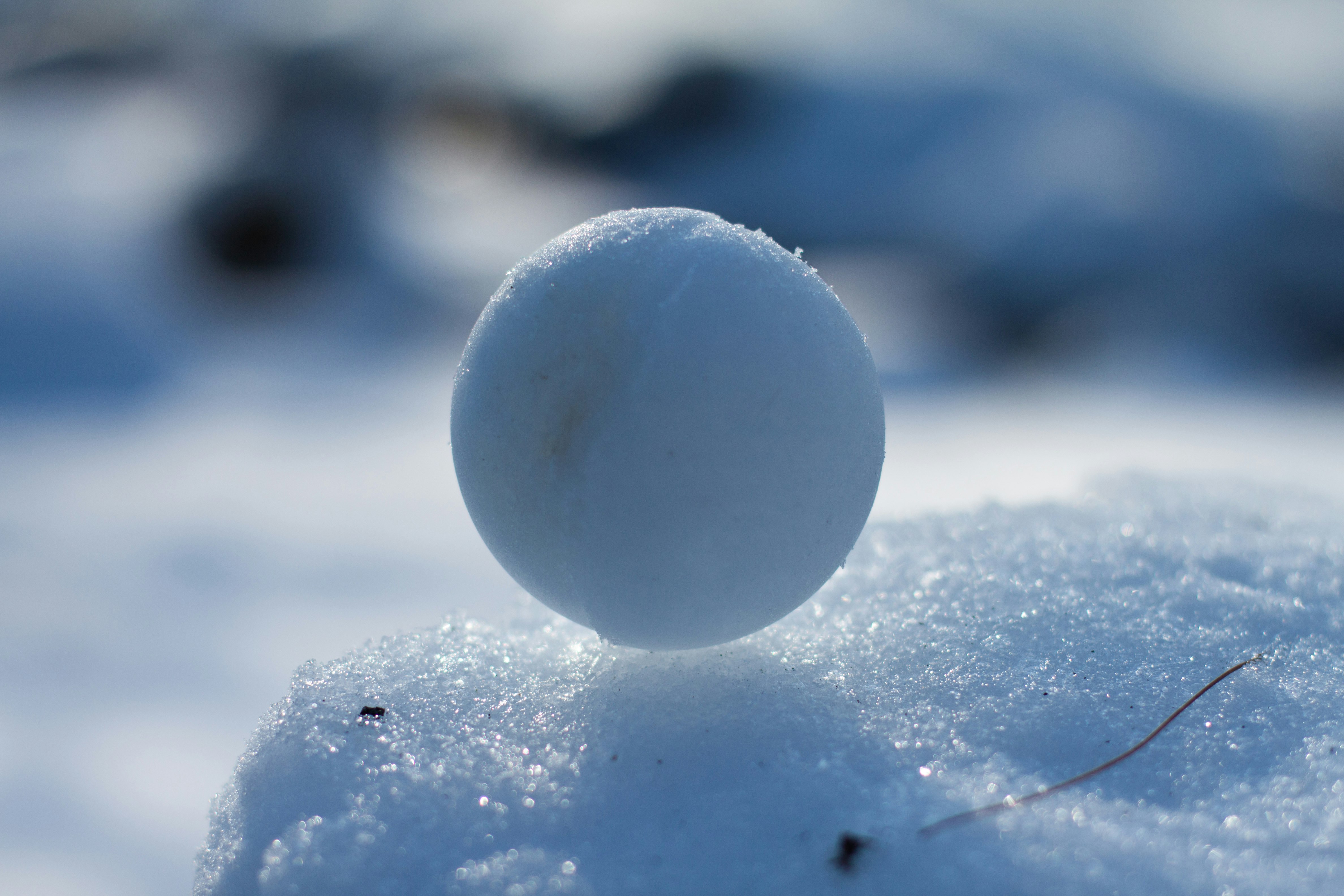 white round ornament on white surface